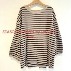 SEASON REASON by Lin.&Red ボーダー カットソー　L