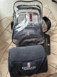 乗馬 フリース 肢巻 KINGSLAND キングスランド ネイビーのサムネイル