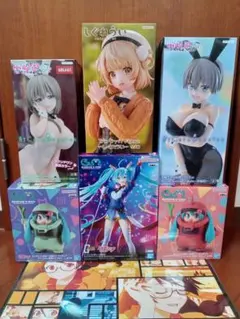 プライズ　フィギュア　6点　初音ミク　ザクぐるみ　宇崎花　宇崎月　しぐれうい…