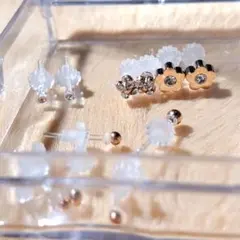 樹脂ピアスセット 6ペア