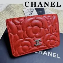 2026年最新】CHANEL カラー：レッド系 レディース 三つ折り財布の人気