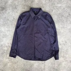 Apt. 9 USA古着 シャツ ストライプ 長袖シャツ コットン100