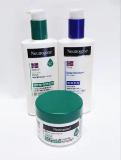 ニュートロジーナ・CICA高保湿クリーム＆高保湿ローション＆ボディミルク