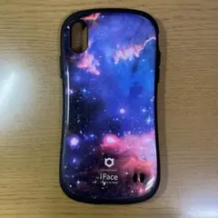 iFace 宇宙柄 iPhone XS/X用ハードケース