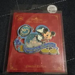 東京ディズニーランド 10周年 ピンバッジ 赤青 2026年最新】ディズニーランド10周年記念ピンバッチの人気アイテム