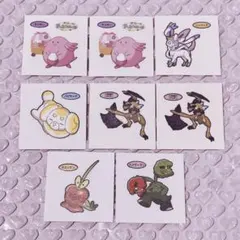 ポケモンパン デコキャラシール ニンフィア パピモッチ ラッキー まとめ売り