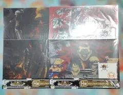 一番くじ ワンピース　最悪の世代編 H賞 ビジュアルマット&ステッカー 4種