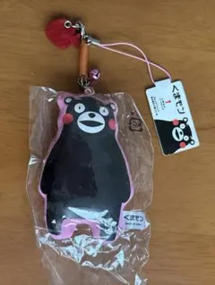 くまモン ストラップ ぬいぐるみ クリーナー マスコット ピンク