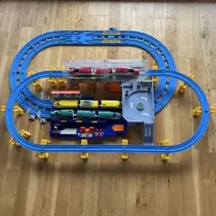 プラレール まとめ売り　高架駅付　ドクターイエロー はやぶさ こまち