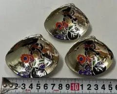 貝合わせ 3点セット 人物画 彩色