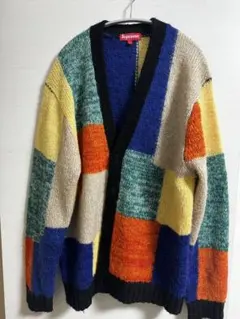 supreme patchwork mohair cardigan Ｌのサムネイル