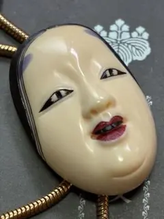 金属工芸 帖佐美行 ちょうさよしゆき 双鶴 ループタイ 銀900 文化勲章 