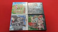 中古品　３ＤＳソフト　４本まとめ売りセット