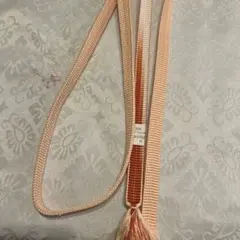 タッセル付き帯締め Mサイズ ピンク系