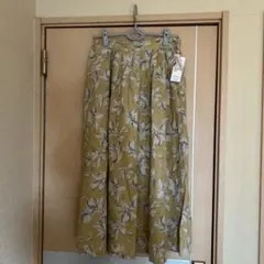 natura新品タグ付き花柄素敵ロングスカートのサムネイル