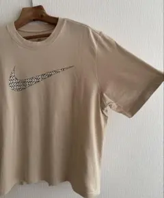 Nike ベージュ レディース半袖Tシャツ L size