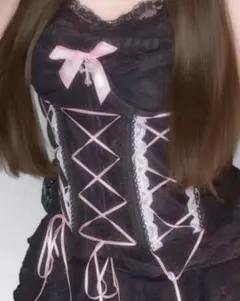 ブラックコルセット衣装