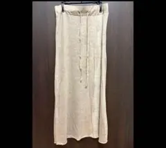 希少【goa(ゴア)】ロングスカート ベージュ(ラビット)