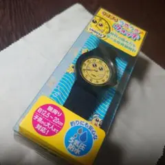 うきまろうきうきウォッチUK8032 黒/黄色 腕時計(クォーツ)