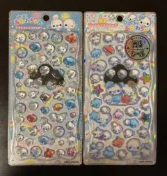 ぷくぷく あわわちゃん プチドロップステッカー 光るジュエルプチドロップ 2枚組