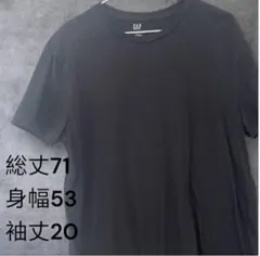 GAP クルーネック Tシャツ コットン100% ブラック　Ｌサイズ
