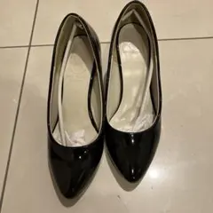 ROPE'PICNICロペピクニック⭐︎エナメルパンプス⭐︎ブラック⭐︎24cm
