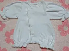 ❤モンベベ♡ロンパース♡White♡shortleg★訳あり★