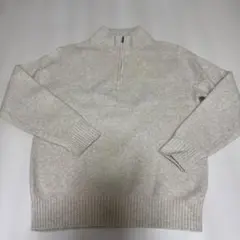 UNIQLOユニクロ　スフレヤーンハーフジップセーター　Sサイズ