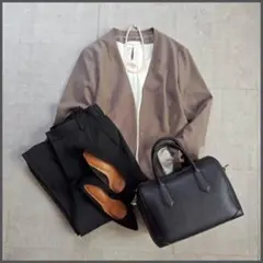 きれいめオフィスカジュアル コーデ売り セットアップ 美シルエット ジャケット