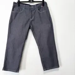 ザショップティーケー　メンズ　クロップド　パンツ　撥水　コットン　ネイビー L