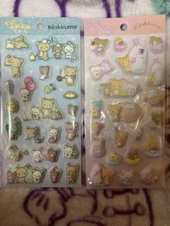 つ*ら様 リラックマ　もっと！ふにふにシール　2種 サンエックス　正規品
