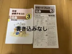 中学 必修テキスト 3 社会 教育出版　中学3年　中3