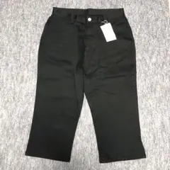 CLEF DE SOL クレドソル　7分丈パンツ ブラック　スラックス