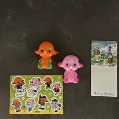 サトちゃん サトコちゃん フィギュア ステッカー セットのサムネイル