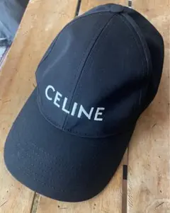 CELINE ブラックキャップ Mサイズ アジャスター付き - メルカリ