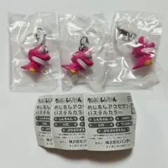 クレヨンしんちゃん　ワニ山さん　めじるしアクセサリー　パステル　3個セット①