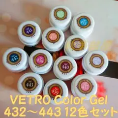 ☆VL432-443新品★ベトロVETROくすみシアーカラージェル12色セット☆のサムネイル