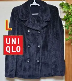 ユニクロ UNIQLO 美品 ボア フリース Pコート ジャンパー L