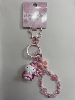 Sanrio 2026さくら　シリーズ　ハローキティ ストラップ ピンク