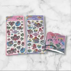 正規品　キャンディグリッターステッカー　おはじき　パワーパフガールズ　パワパフ