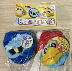 별의 커비 くるみっこ缶バッジ メタナイト デデデ大王