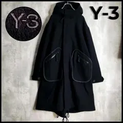 10662【美品・即完売モデル】Y-3☆刺繍ロゴ定番カラーコート　定番カラー　黒 2025年最新】Y-3 カラー：ブラック系 その他の人気アイテム - メルカリ