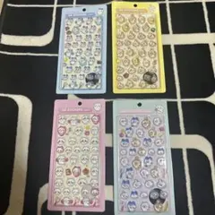 正規品ちいかわボンボンドロップシールちびかわ 3Dステッカー 4枚セット
