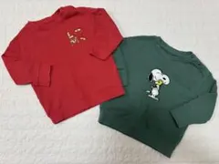 ユニクロ　トレーナー　2着セット　90cm