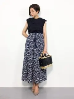 【セール】アーバンリサーチサニーレーベル柄ロングスカート