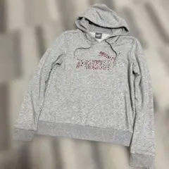 PUMA プーマ パーカー グレー アニマル柄ロゴ