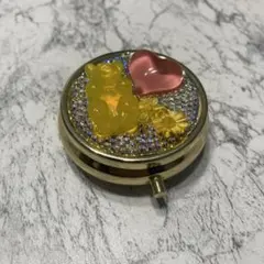 クマ ハート お花 ラインストーン マルチケース