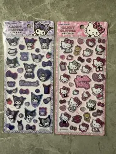 キャンディグリッターステッカー キティ クロミ