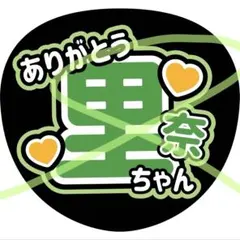 うちわ文字　　松田里奈　　櫻坂