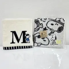 PEANUTS スヌーピー タオルハンカチ　イニシャルM　 2枚セットのサムネイル